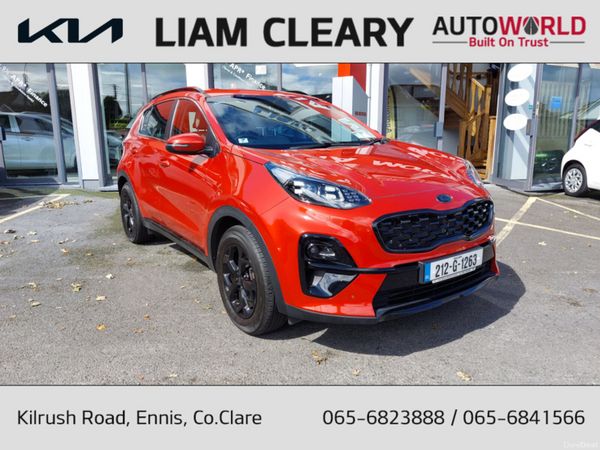 Kia Sportage MPV, Diesel Hybrid, 2021, Red
