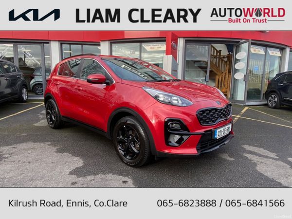 Kia Sportage MPV, Diesel Hybrid, 2022, Red