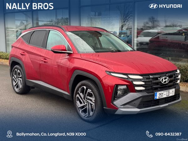 Hyundai Tucson MPV, Petrol Plug-in Hybrid, 2025, Red