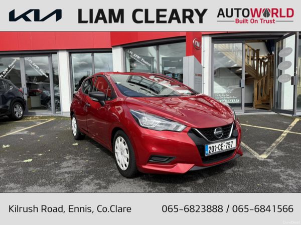 Nissan Micra Hatchback, Petrol, 2020, Red