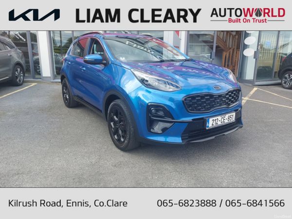 Kia Sportage MPV, Diesel Hybrid, 2021, Blue