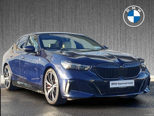 BMW 5-Series Saloon, Petrol Plug-in Hybrid, 2025, Blue