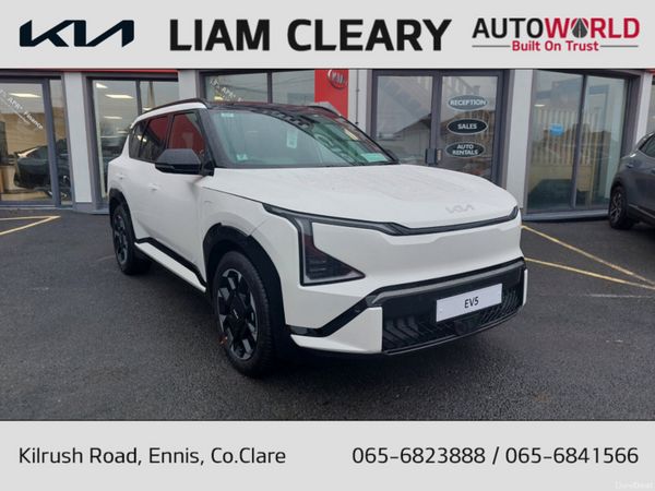 Kia EV5 SUV, Electric, 2026, White