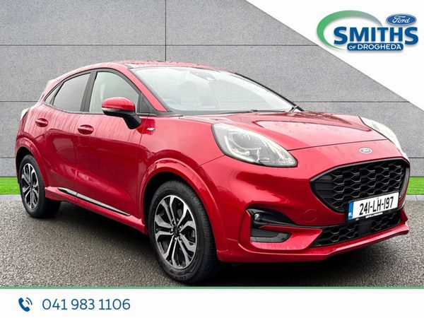 Ford Puma MPV, Petrol Hybrid, 2024, Red