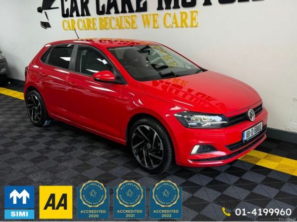 Volkswagen Polo Hatchback, Petrol, 2018, Red