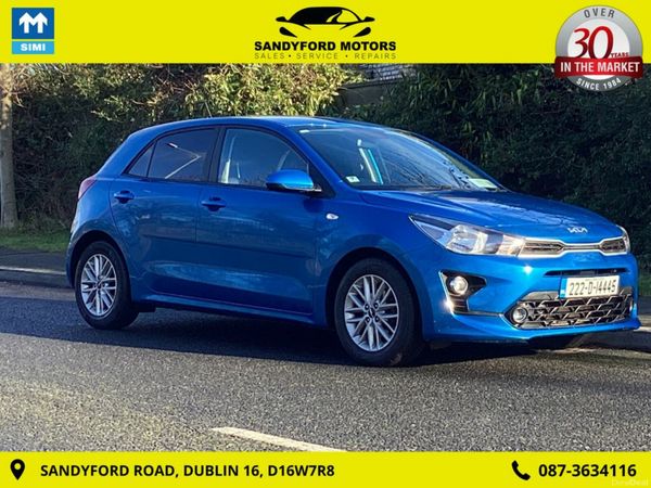 Kia Rio Hatchback, Petrol, 2022, Blue