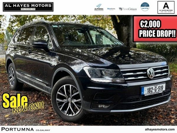 Volkswagen Tiguan Allspace SUV, Diesel, 2018, Black