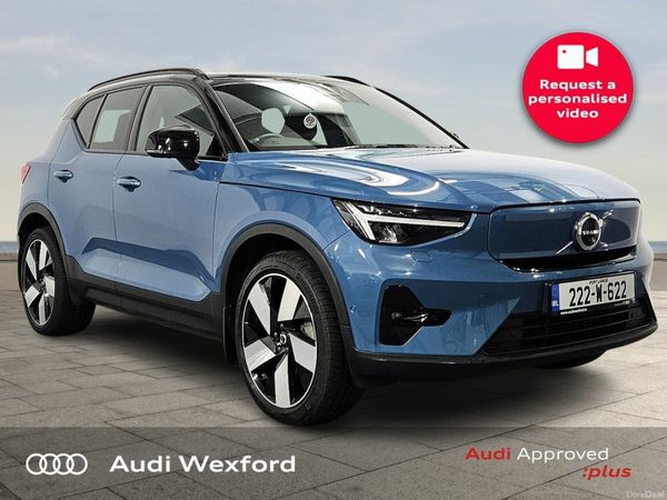 Volvo XC40 SUV, Electric, 2022, Blue