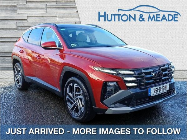 Hyundai Tucson SUV, Petrol Plug-in Hybrid, 2025, Red