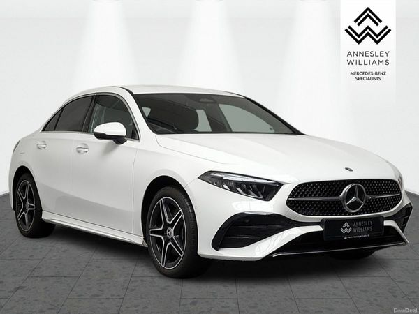 Mercedes-Benz A-Class Saloon, Petrol Plug-in Hybrid, 2025, White
