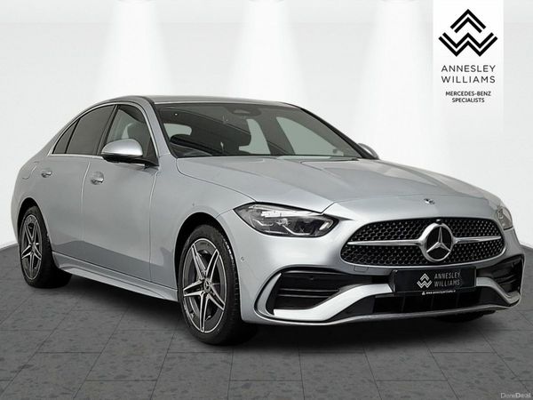 Mercedes-Benz C-Class Saloon, Petrol Plug-in Hybrid, 2025, Silver