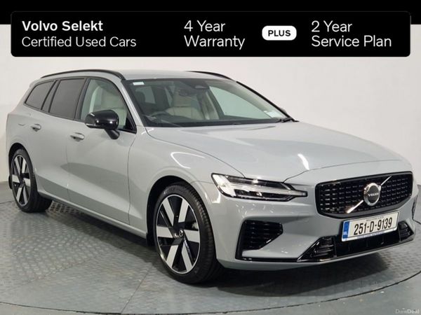 Volvo V60 Estate, Petrol Plug-in Hybrid, 2025, Grey