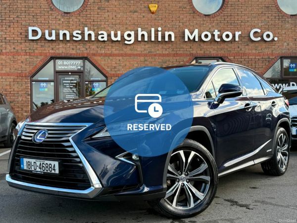 Lexus RX Estate, Petrol Hybrid, 2018, Blue