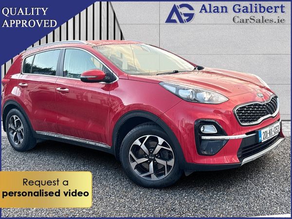 Kia Sportage MPV, Diesel Hybrid, 2020, Red