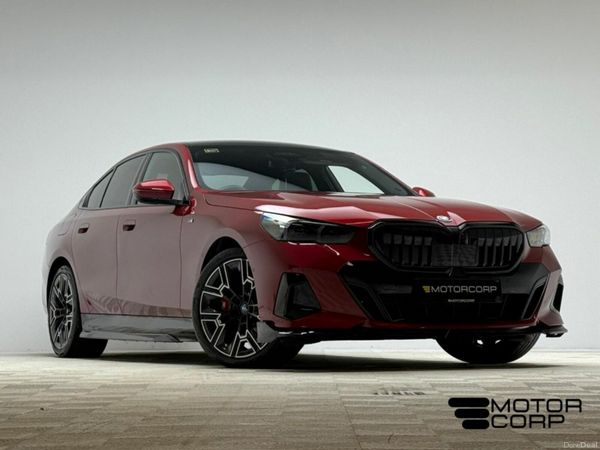 BMW 5-Series Saloon, Petrol Plug-in Hybrid, 2025, Red
