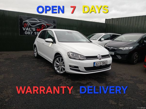 Volkswagen Golf Hatchback, Petrol, 2016, White