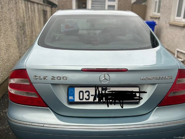 Mercedes-Benz CLK Coupe, Petrol, 2003, Blue