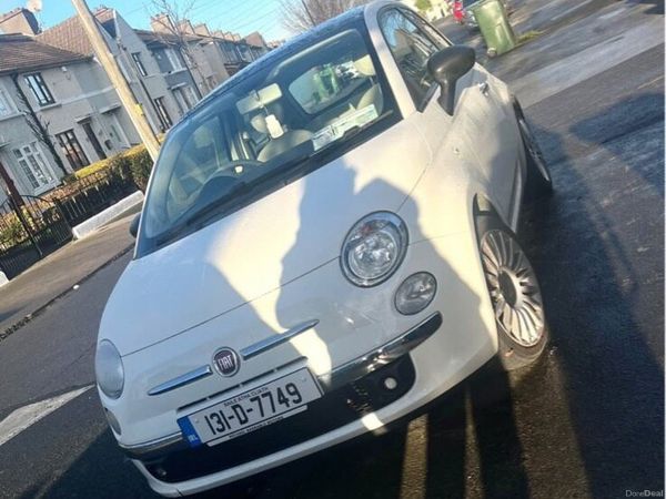 Fiat 500 Hatchback, Petrol, 2013, White