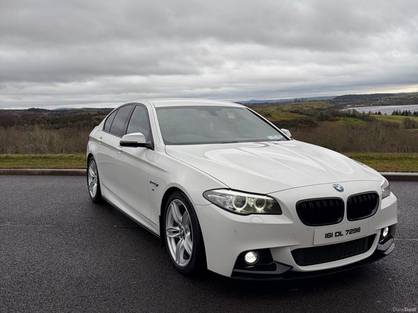 BMW 5-Series Saloon, Diesel, 2016, White