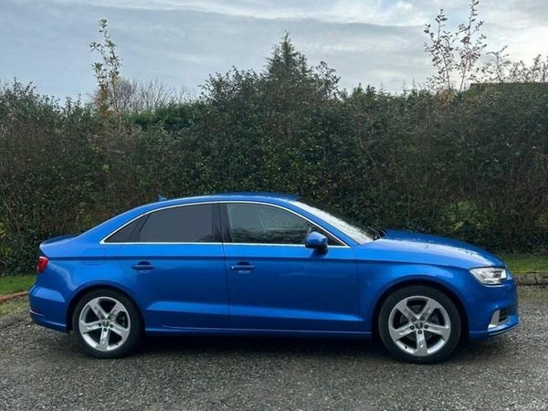 Audi A3 Saloon, Petrol, 2018, Blue