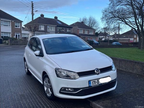 Volkswagen Polo Hatchback, Petrol, 2017, White