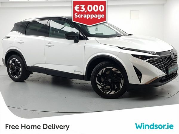 Nissan Qashqai MPV, Petrol Hybrid, 2025, White