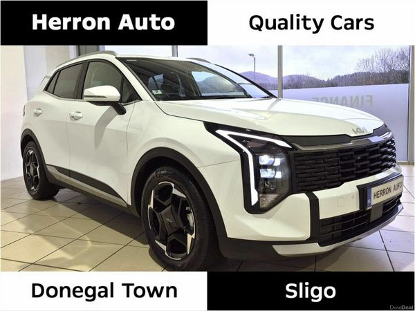 Kia Sportage SUV, Diesel Hybrid, 2025, White