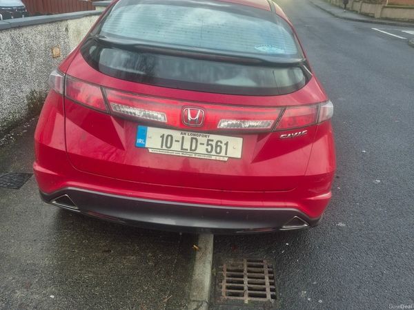 Honda Civic Hatchback, Petrol, 2010, Red
