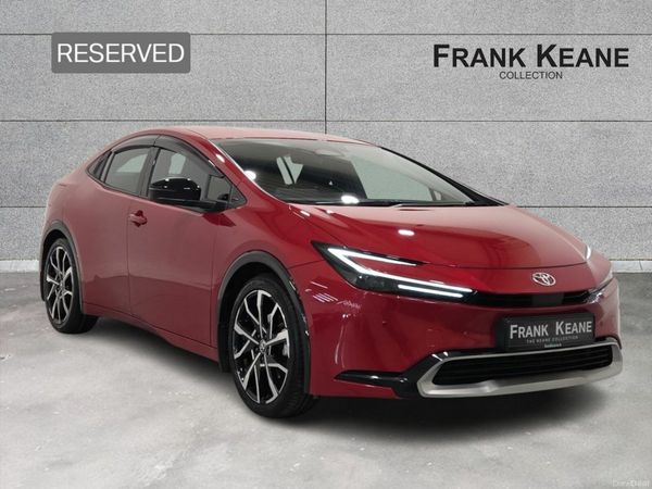 Toyota Prius Hatchback, Petrol Hybrid, 2023, Red