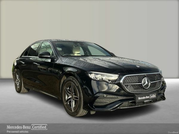 Mercedes-Benz E-Class Saloon, Diesel Plug-in Hybrid, 2025, Black