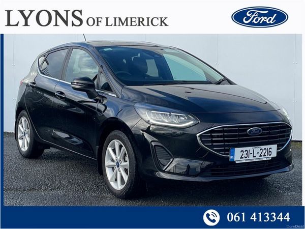 Ford Fiesta Hatchback, Petrol, 2023, Black