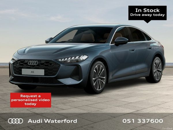 Audi A5 Saloon, Petrol Hybrid, 2026, Blue