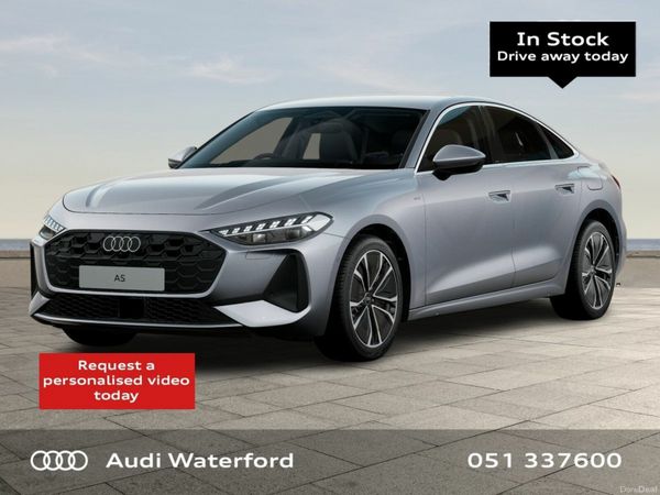 Audi A5 Saloon, Petrol Hybrid, 2026, Silver