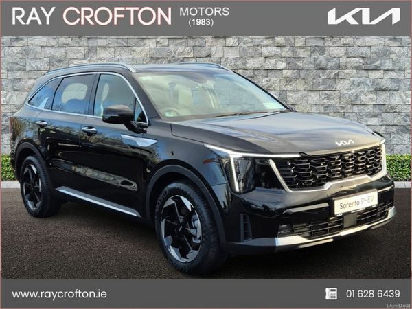 Kia Sorento SUV, Petrol Plug-in Hybrid, 2026, Black