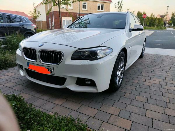 BMW 5-Series Estate, Diesel, 2014, White