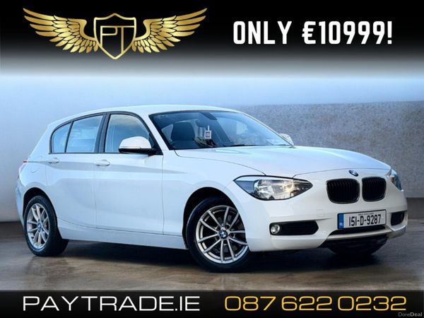 BMW 1-Series Hatchback, Diesel, 2015, White