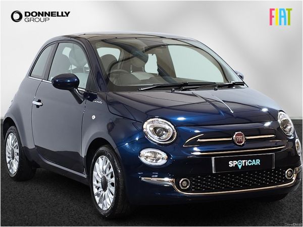Fiat 500 Hatchback, Petrol, 2023, Blue
