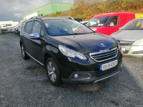 Peugeot 2008 SUV, Petrol, 2015, Black