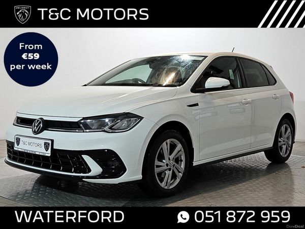 Volkswagen Polo Hatchback, Petrol, 2023, White
