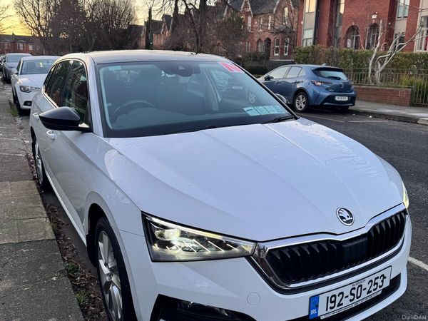 Skoda Scala Hatchback, Petrol, 2019, White