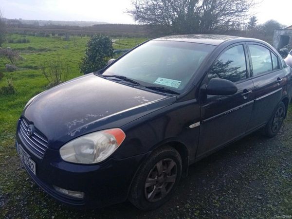 Hyundai Accent Saloon, Petrol, 2007, Black