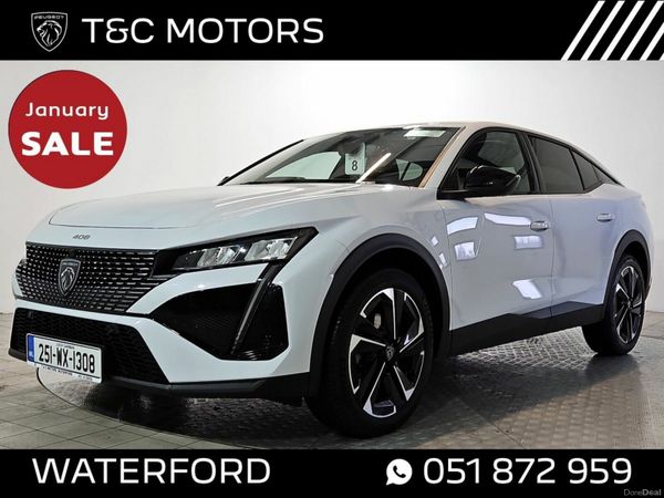 Peugeot 408 Hatchback, Petrol, 2025, White