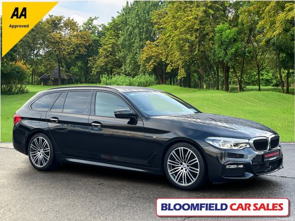 BMW 5-Series Estate, Diesel, 2018, Black