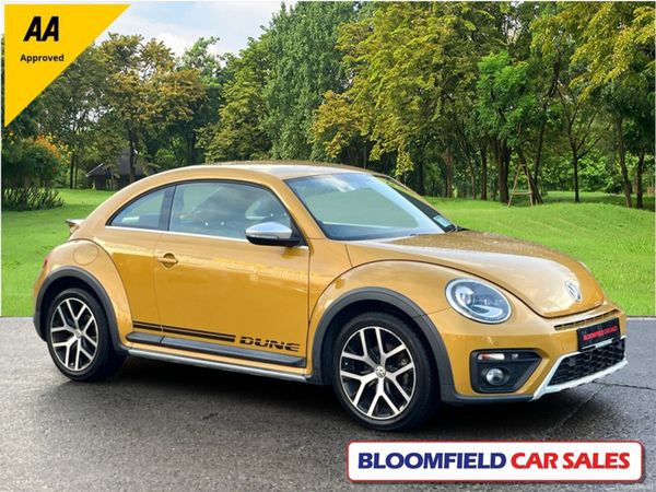 Volkswagen Beetle Hatchback, Petrol, 2016, Gold
