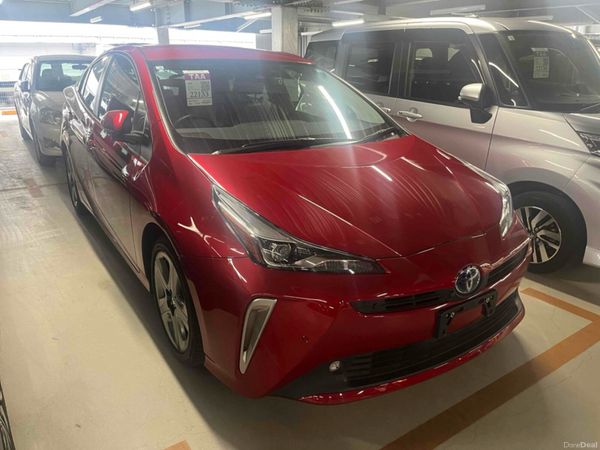 Toyota Prius Saloon, Petrol Hybrid, 2020, Red