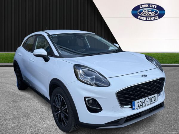 Ford Puma MPV, Petrol Hybrid, 2022, White