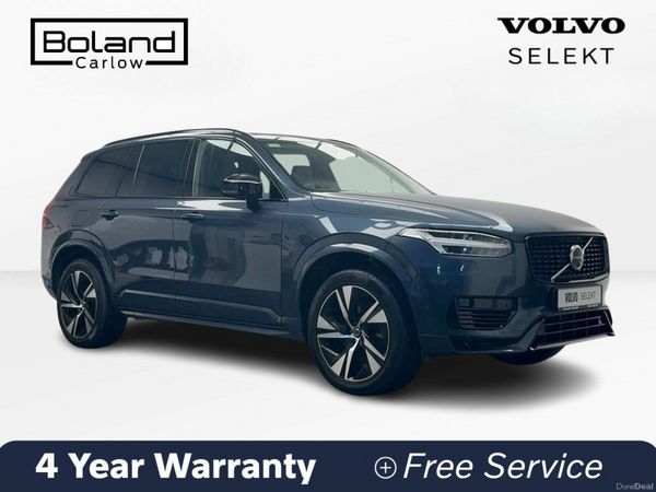 Volvo XC90 SUV, Petrol Plug-in Hybrid, 2024, Blue