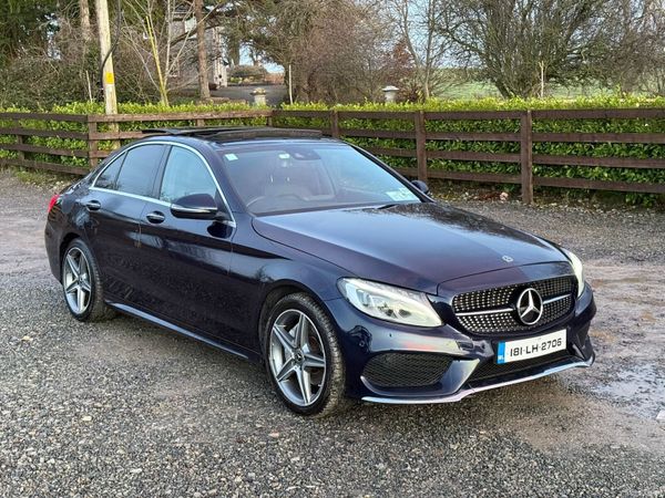 Mercedes-Benz C-Class Saloon, Diesel, 2018, Blue
