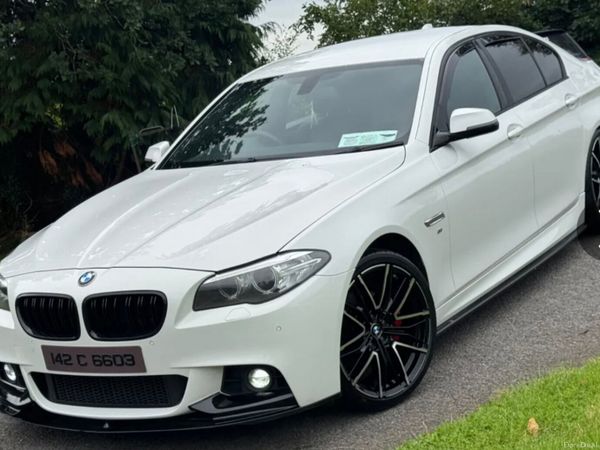 BMW 5-Series Saloon, Diesel, 2014, White