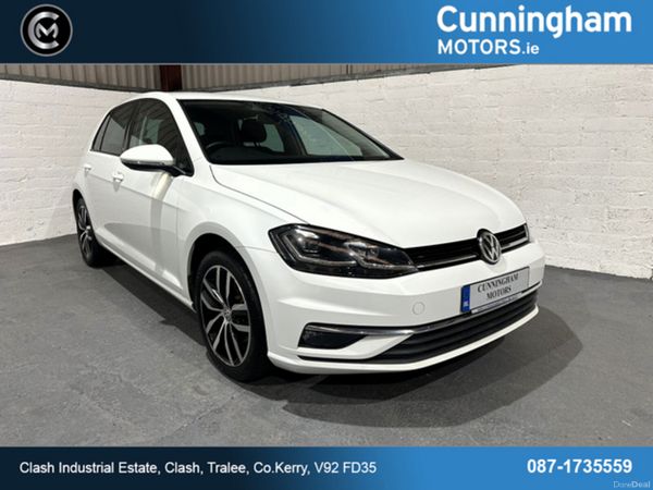 Volkswagen Golf Hatchback, Petrol, 2019, White